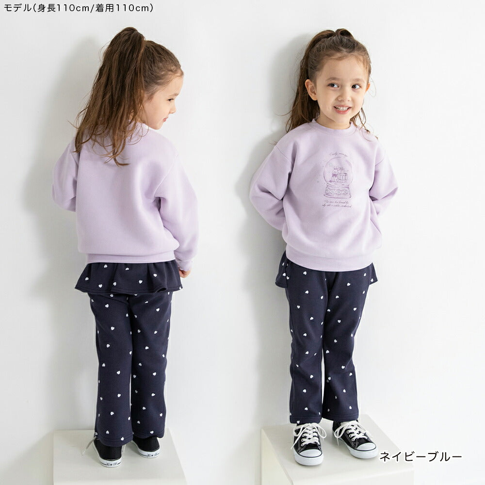 日本童裝 Branshes 抓毛裙連褲 80-130cm 女童款 冬季 PANTS