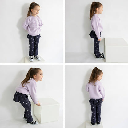 日本童裝 Branshes 抓毛裙連褲 80-130cm 女童款 冬季 PANTS