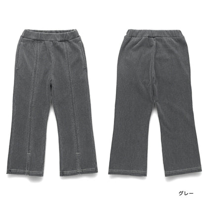日本童裝 Branshes 抓毛開衩長褲 80-150cm 女童款 冬季 PANTS