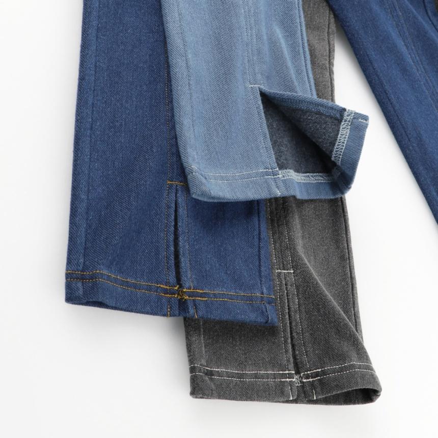 日本童裝 Branshes 抓毛開衩長褲 80-150cm 女童款 冬季 PANTS