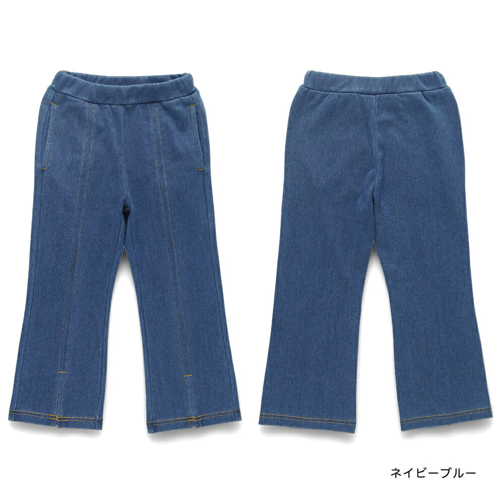 日本童裝 Branshes 抓毛開衩長褲 80-150cm 女童款 冬季 PANTS
