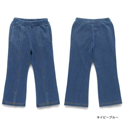 日本童裝 Branshes 抓毛開衩長褲 80-150cm 女童款 冬季 PANTS