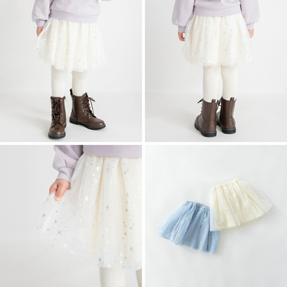 日本童裝 Branshes 網紗短裙 95-135cm 女童款 冬季 SKIRTS