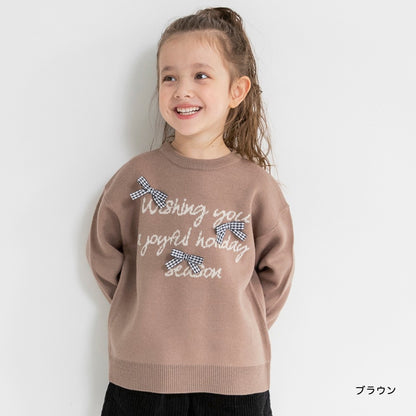 日本童裝 Branshes 針織毛衣 95-150cm 女童款 冬季 TOPS