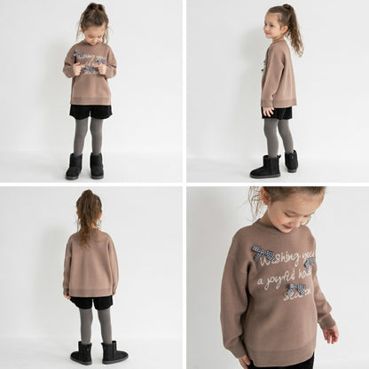 日本童裝 Branshes 針織毛衣 95-150cm 女童款 冬季 TOPS