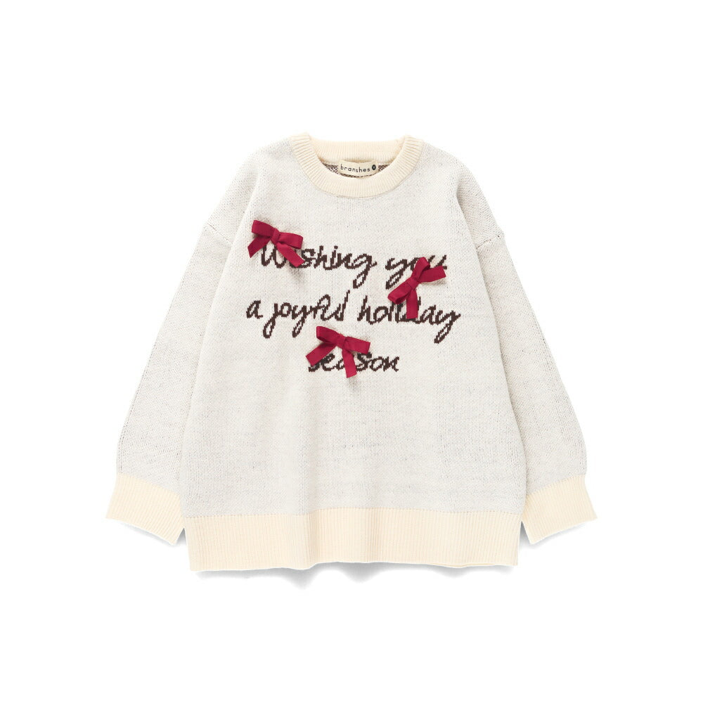 日本童裝 Branshes 針織毛衣 95-150cm 女童款 冬季 TOPS