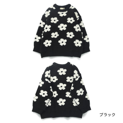 日本童裝 Branshes 針織長款上衣 95-150cm 女童款 冬季 TOPS