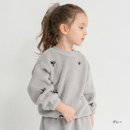 日本童裝 Branshes 毛毛衛衣 80-150cm 女童款 冬季 TOPS