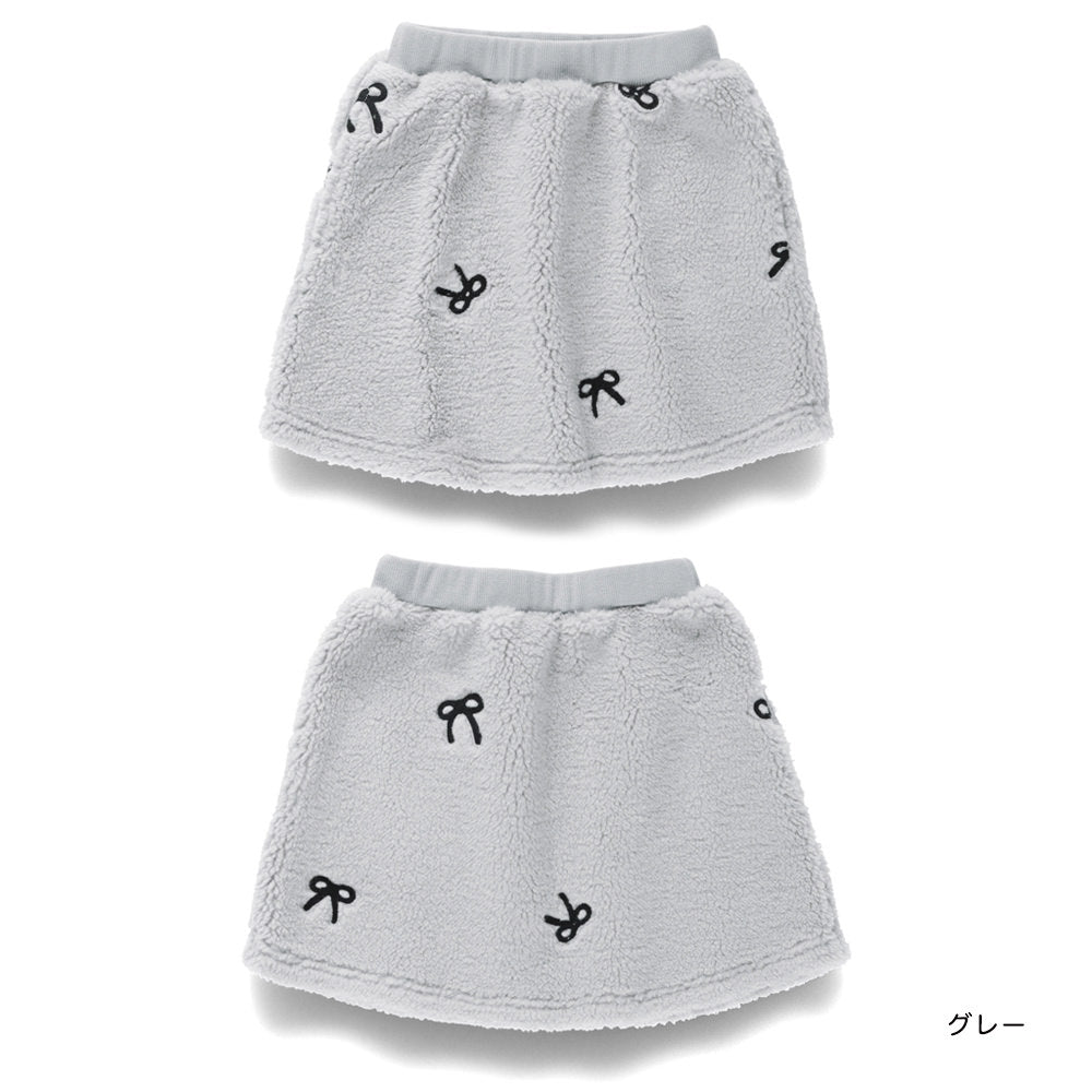 日本童裝 Branshes 毛毛短裙 80-150cm 女童款 冬季 SKIRTS