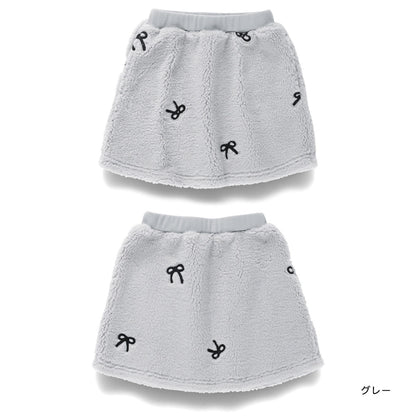 日本童裝 Branshes 毛毛短裙 80-150cm 女童款 冬季 SKIRTS