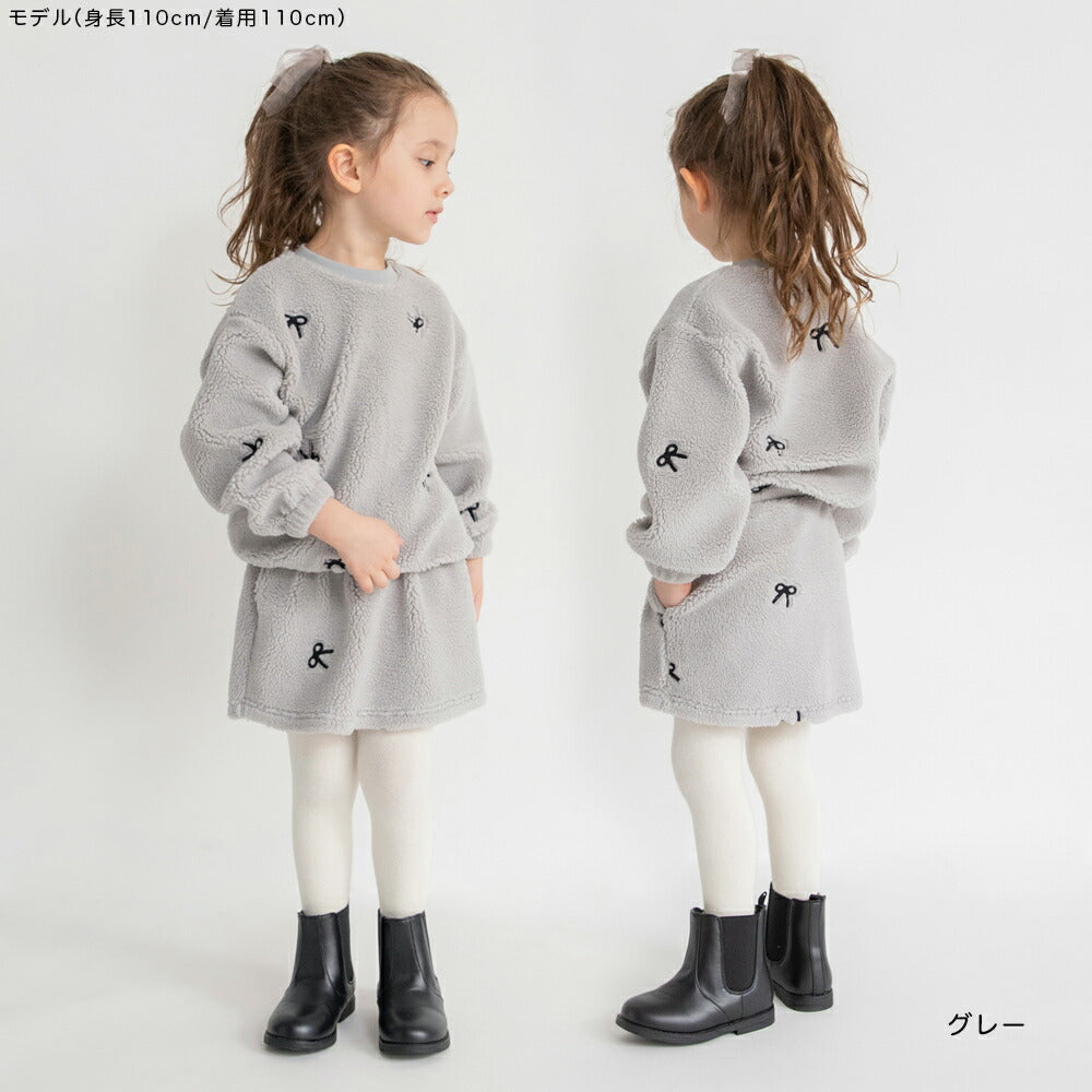 日本童裝 Branshes 毛毛短裙 80-150cm 女童款 冬季 SKIRTS