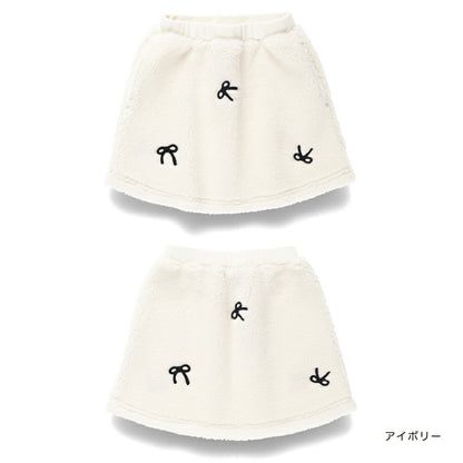 日本童裝 Branshes 毛毛短裙 80-150cm 女童款 冬季 SKIRTS