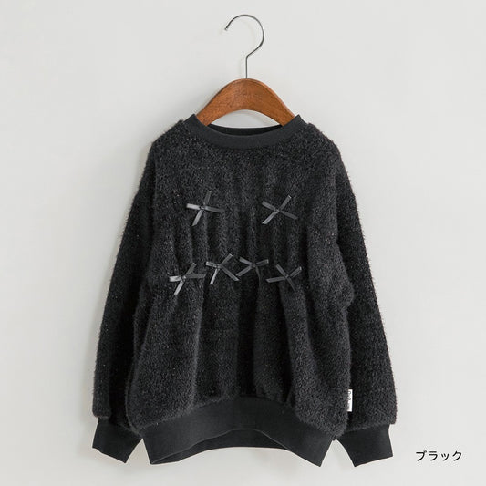 日本童裝 Branshes x Ou? by EDWIN 毛毛衛衣 90-150cm 女童款 冬季 TOPS