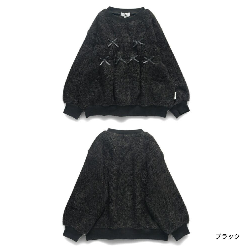 日本童裝 Branshes x Ou? by EDWIN 毛毛衛衣 90-150cm 女童款 冬季 TOPS