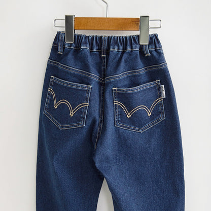 日本童裝 Branshes x Ou? by EDWIN 抓毛牛仔褲 90-150cm 男童款/女童款 冬季 PANTS