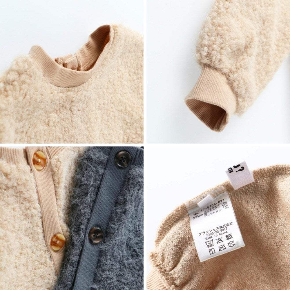 日本童裝 Branshes x Ou? by EDWIN 2Way 前後兩著 毛毛外套 90-150cm 男童款/女童款 冬季 OUTERWEAR