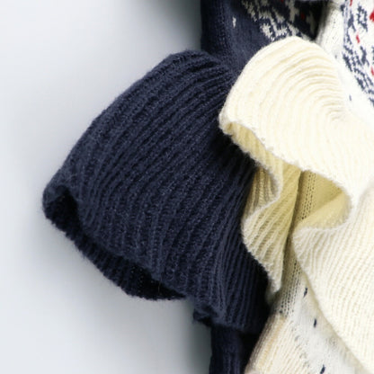 日本童裝 Branshes 針織連衣 60-80cm 初生嬰兒 女童款 冬季 Jumpsuit