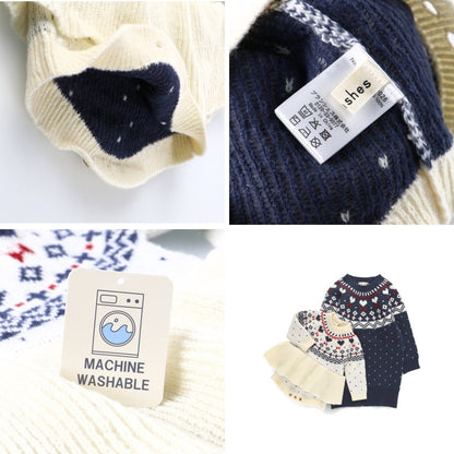 日本童裝 Branshes 針織連衣 60-80cm 初生嬰兒 女童款 冬季 Jumpsuit