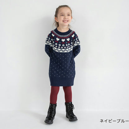 日本童裝 Branshes 針織連身裙 80-150cm 女童款 冬季 DRESSES
