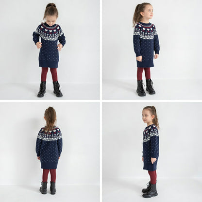 日本童裝 Branshes 針織連身裙 80-150cm 女童款 冬季 DRESSES