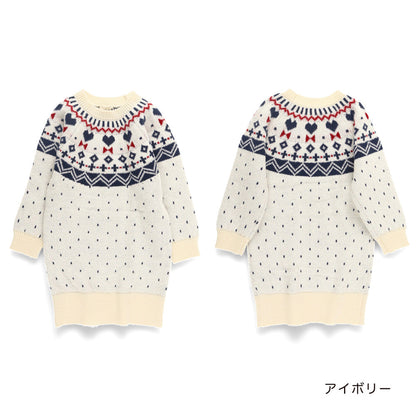 日本童裝 Branshes 針織連身裙 80-150cm 女童款 冬季 DRESSES