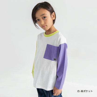 日本童裝 Branshes 口袋休閒上衣 100-160cm 男童款/女童款 冬季 TOPS