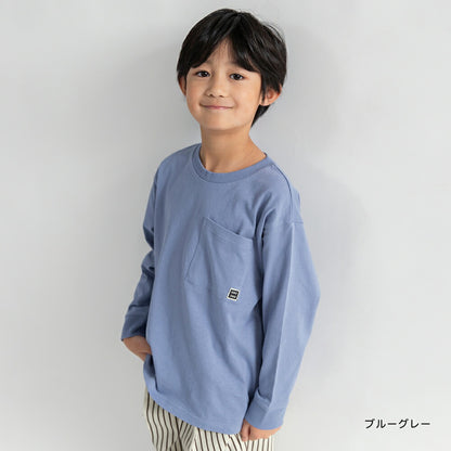 日本童裝 Branshes 口袋休閒上衣 100-160cm 男童款/女童款 冬季 TOPS