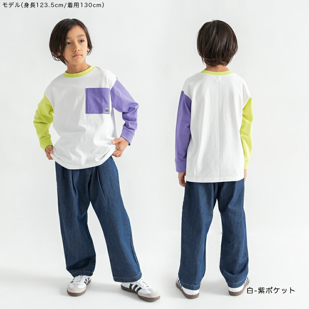 日本童裝 Branshes 口袋休閒上衣 100-160cm 男童款/女童款 冬季 TOPS