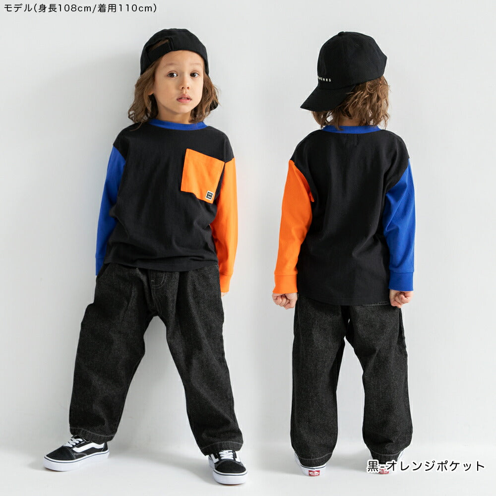 日本童裝 Branshes 口袋休閒上衣 100-160cm 男童款/女童款 冬季 TOPS