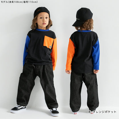 日本童裝 Branshes 口袋休閒上衣 100-160cm 男童款/女童款 冬季 TOPS