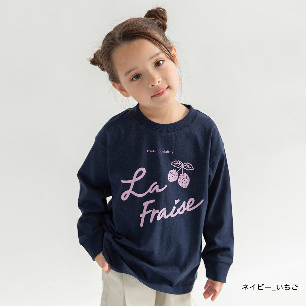 日本童裝 Branshes 休閒上衣 100-160cm 女童款 冬季 TOPS