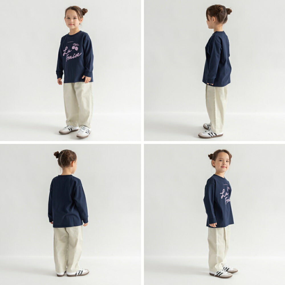 日本童裝 Branshes 休閒上衣 100-160cm 女童款 冬季 TOPS