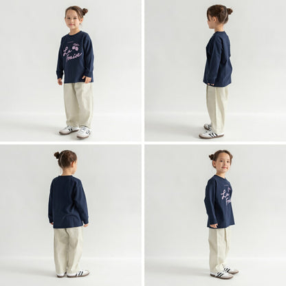 日本童裝 Branshes 休閒上衣 100-160cm 女童款 冬季 TOPS