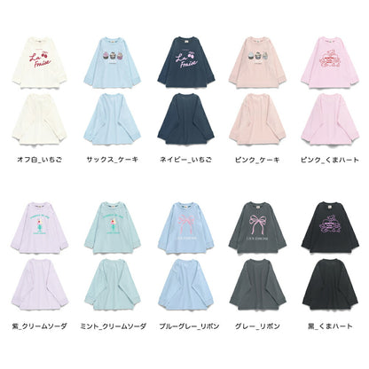 日本童裝 Branshes 休閒上衣 100-160cm 女童款 冬季 TOPS