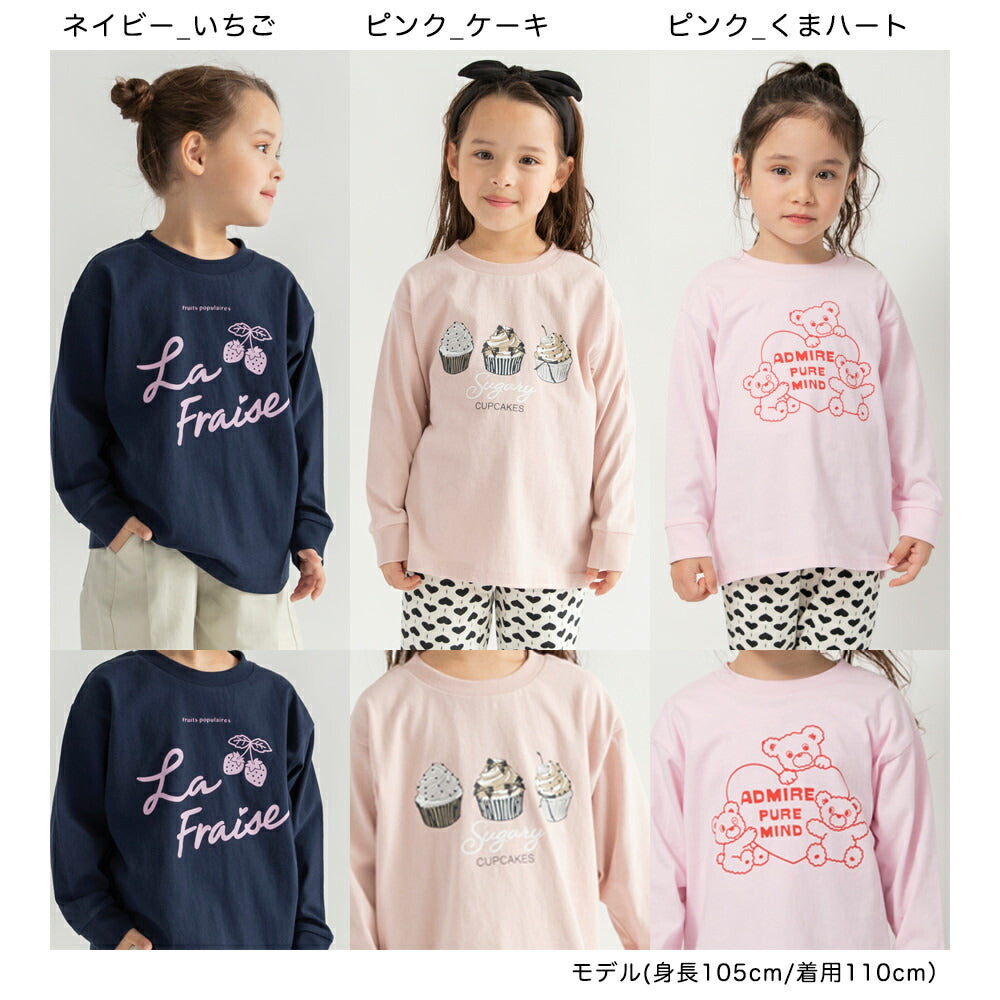 日本童裝 Branshes 休閒上衣 100-160cm 女童款 冬季 TOPS