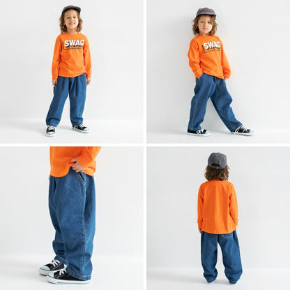 日本童裝 Branshes 寬鬆長褲 100-150cm 男童款 冬季 PANTS