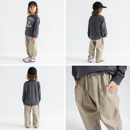 日本童裝 Branshes 寬鬆長褲 100-150cm 男童款 冬季 PANTS