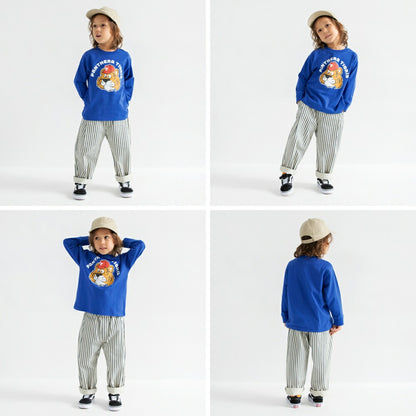 日本童裝 Branshes 寬鬆長褲 100-150cm 男童款 冬季 PANTS