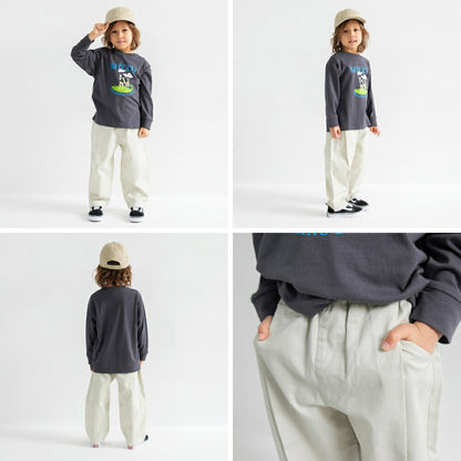 日本童裝 Branshes 寬鬆長褲 100-150cm 男童款 冬季 PANTS