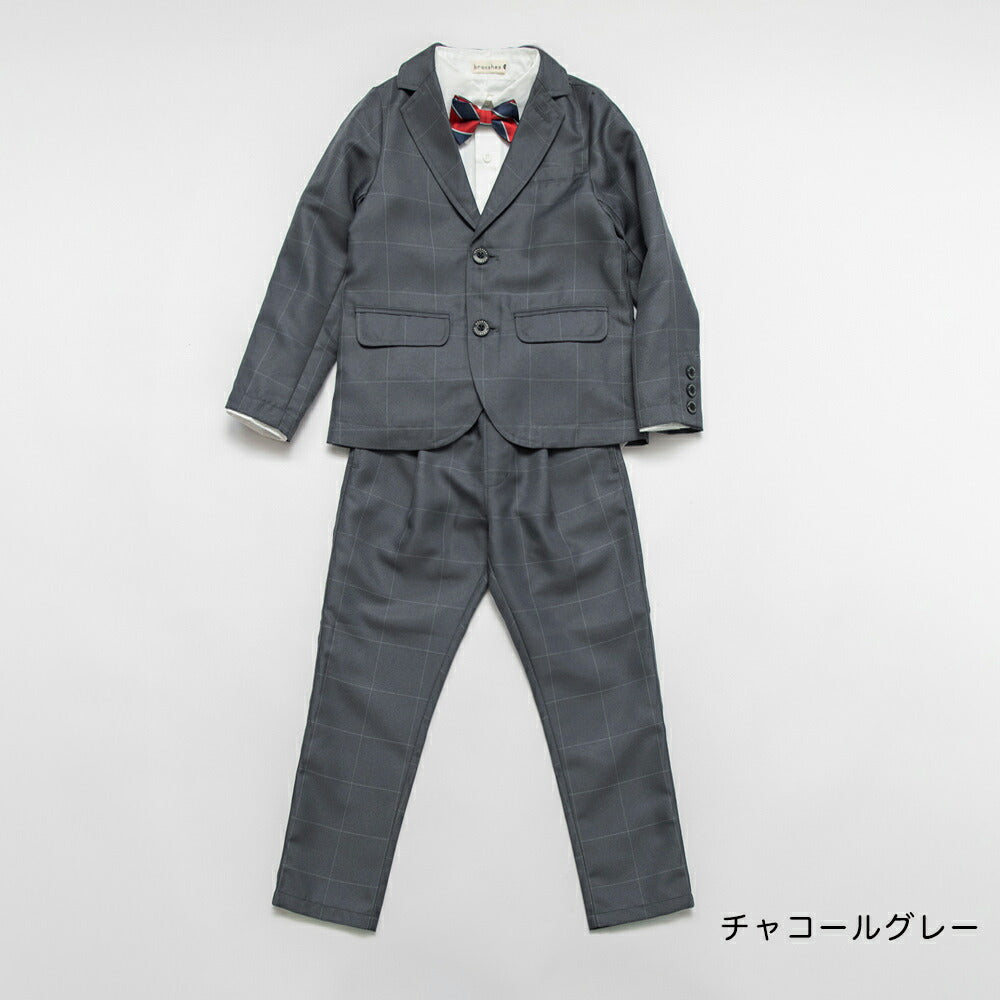日本童裝 Branshes 西裝三件套裝 110-130cm 男童款 OUTERWEAR TOPS PANTS 面試/宴會/表演