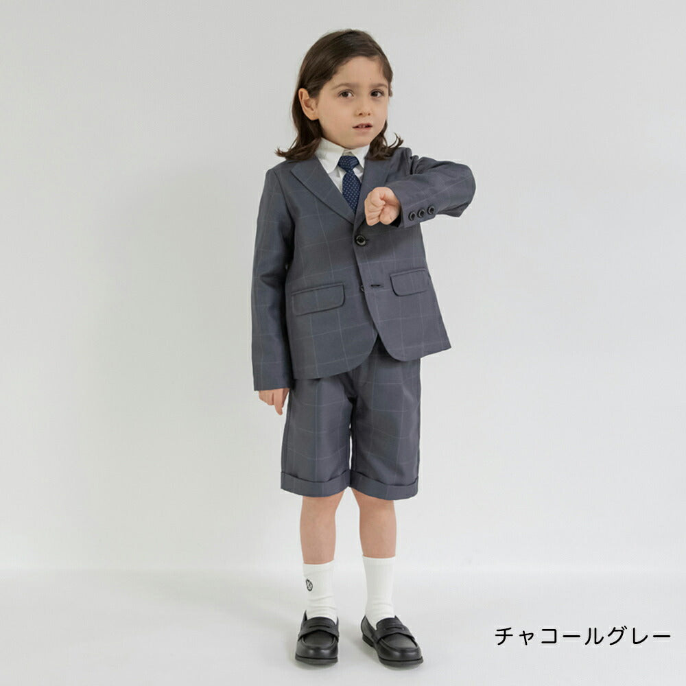 日本童裝 Branshes 西裝三件套裝 110-130cm 男童款 OUTERWEAR TOPS PANTS 面試/宴會/表演