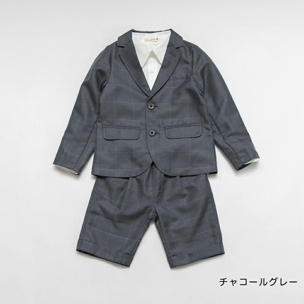 日本童裝 Branshes 西裝三件套裝 110-130cm 男童款 OUTERWEAR TOPS PANTS 面試/宴會/表演
