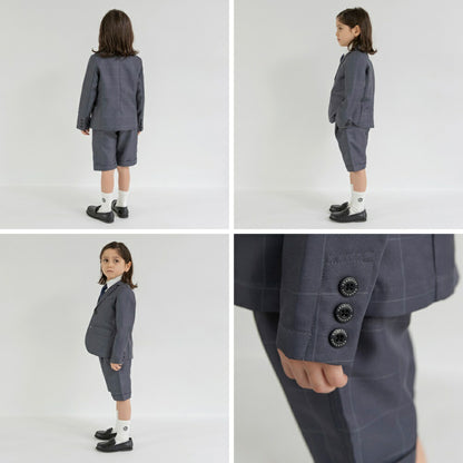 日本童裝 Branshes 西裝三件套裝 110-130cm 男童款 OUTERWEAR TOPS PANTS 面試/宴會/表演