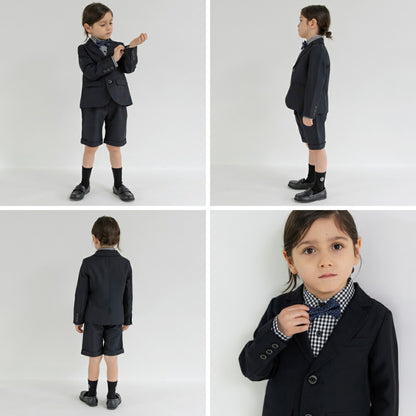 日本童裝 Branshes 西裝三件套裝 110-130cm 男童款 OUTERWEAR TOPS PANTS 面試/宴會/表演