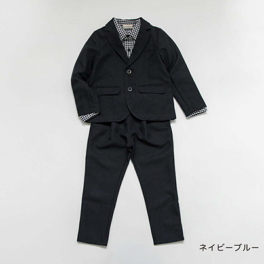 日本童裝 Branshes 西裝三件套裝 110-130cm 男童款 OUTERWEAR TOPS PANTS 面試/宴會/表演
