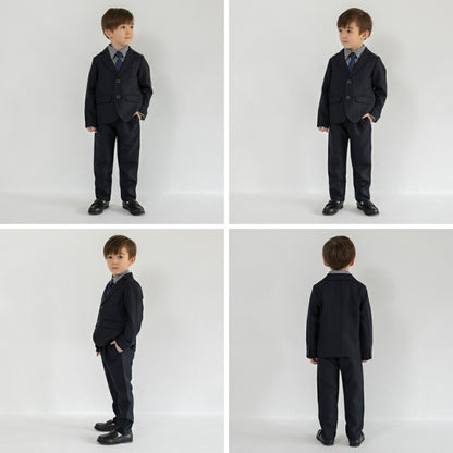 日本童裝 Branshes 西裝三件套裝 110-130cm 男童款 OUTERWEAR TOPS PANTS 面試/宴會/表演