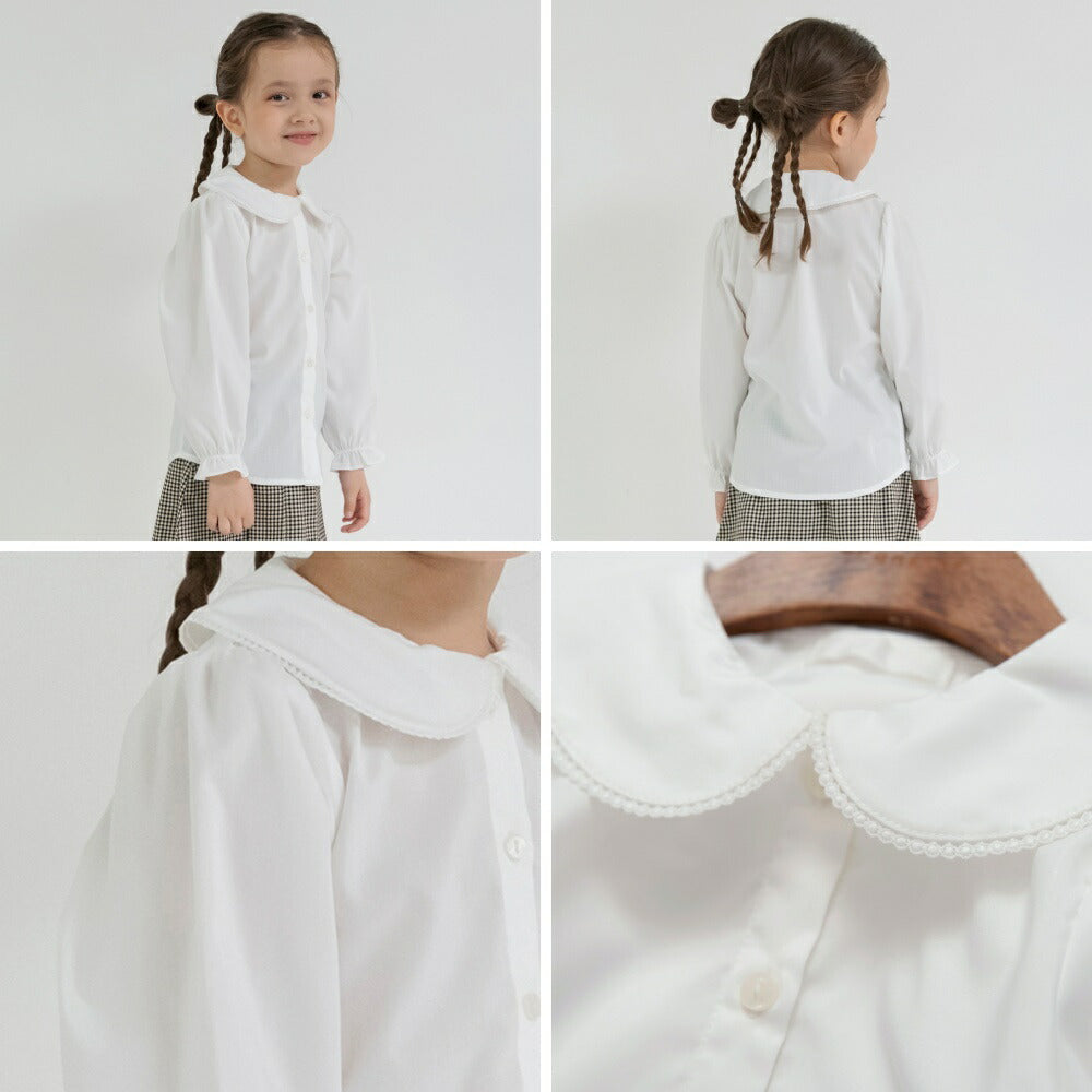 日本童裝 Branshes 襯衫 110-130cm 女童款 TOPS 面試/宴會/表演