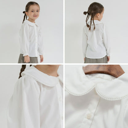 日本童裝 Branshes 襯衫 110-130cm 女童款 TOPS 面試/宴會/表演