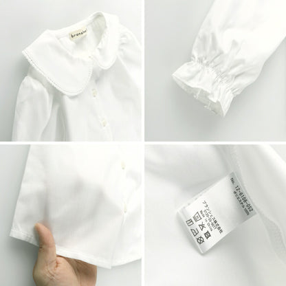 日本童裝 Branshes 襯衫 110-130cm 女童款 TOPS 面試/宴會/表演