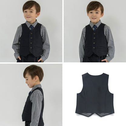 日本童裝 Branshes 背心外套 110-130cm 男童款 OUTERWEAR 面試/宴會/表演